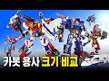 헬로카봇 헬로카봇 용사 크기 비교 본편 HELLO CARBOT BRAVE CARBOT BRAVE Size Compariso