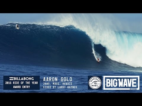 Aaron Gold at Jaws 3 - 2016 Billabong Ride of the Year Entry - WSL Big Wave Awards