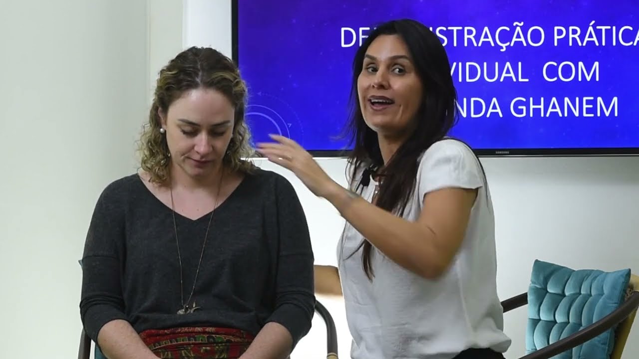 Prática clínica 03- Demonstração de apometria Clínica com Fernanda Ghanem. Canalizadora: Paloma