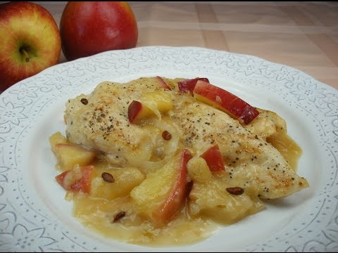 Pollo a la sidra