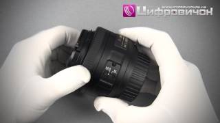 Nikon AF-S DX Nikkor 35mm f/1,8G (JAA132DA) - відео 1