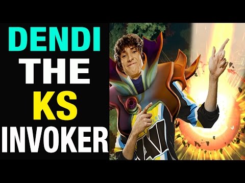 THE KS INVOKER - Dendi  7,7k MMR Plays Invoker - Dota 2