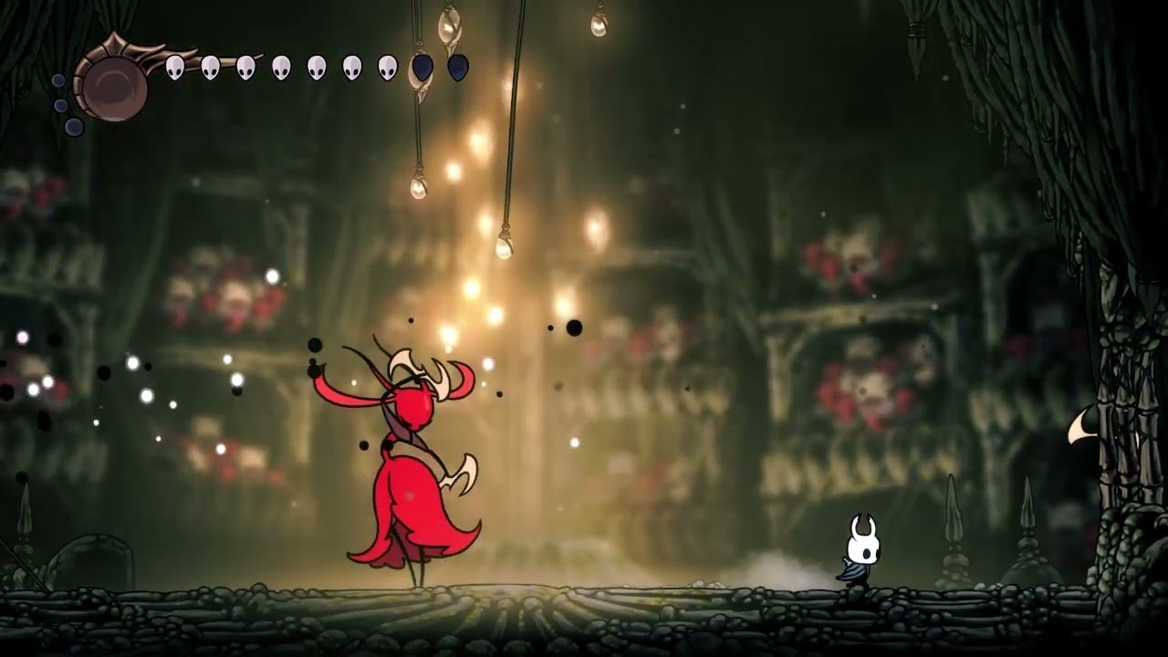 the knight getting wrecked by the skarrsinger [Hollow Knigh: Silksong] - YouTube