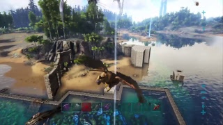 Ps4 実況放送  初見歓迎！？　ARK 公式サーバー　少しだけ資源集め
