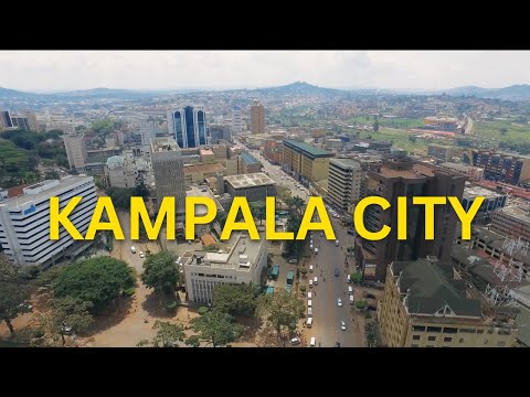 Kampala city, Uganda | HD Aerial view | Drone Shot