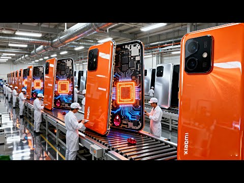Inside Xiaomi’s 17 Pro Max Factory 🏭 Orange Edition Full Production Process
