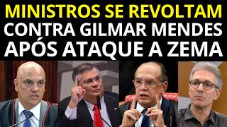 INACREDITÁVEL... MINISTROS DO STF PARTEM PRA CIMA DE GILMAR MENDES APÓS FALA CONTRA ROMEU ZEMA