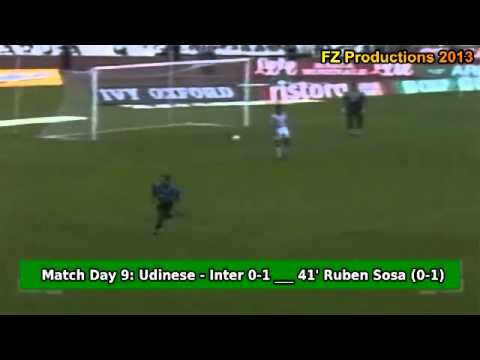 Serie A 1993-1994, day 9 Udinese - Inter 0-1 (Ruben Sosa goal)