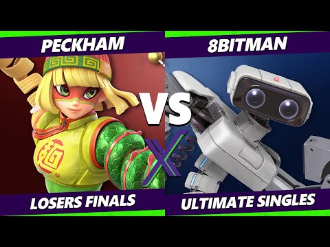 S@X 377 Online Losers Finals - Peckham (Min Min) Vs. 8BitMan (ROB) Smash Ultimate - SSBU