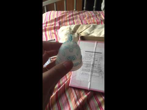Tara's first menstrual cup! (Luv ur body cup small)