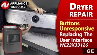 Dryer Buttons Unresponsive - User Interface Issues - Diagnostic & Repair by Factory Technician
