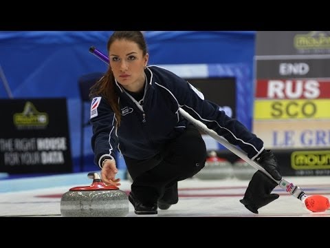 CURLING: RUS-SWE Euro Chps 2013 - Women Draw 3