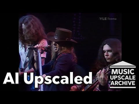 Lynyrd Skynyrd - Free Bird (Old Grey Whistle Test LIVE! 1975) 1080p AI Upscale Example
