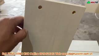 Máy khoan cnc 6 mặt Holztek khoan liên kết hệ Cabinet