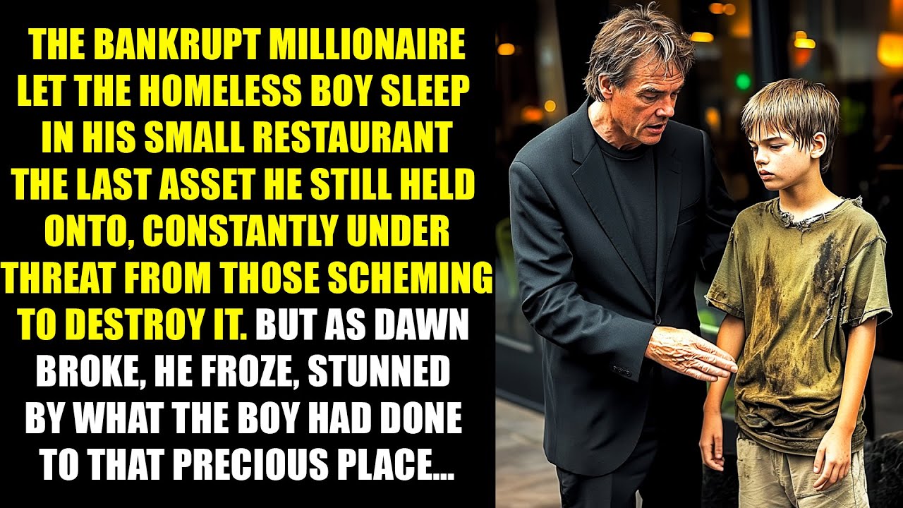 Bankrupt MILLIONAIRE Saves Homeless Boy, But This Act of Kindness Changes His Life Forever...