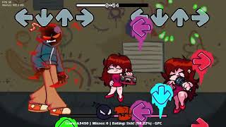 Cover art for FNF Overhead but cool stuff animation