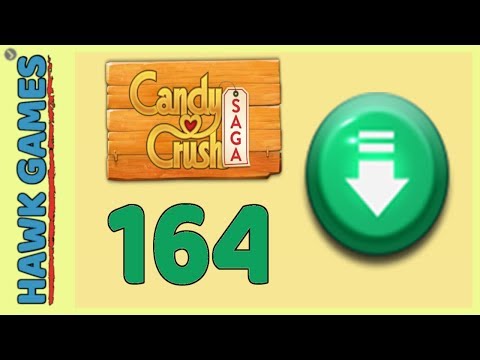 Candy Crush Saga Level 164 (Ingredients level) - 3 Stars Walkthrough, No Boosters