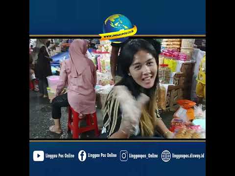 Pasar Kue Lebaran Sudah Buka di Jalan Panorama Lubuk Linggau