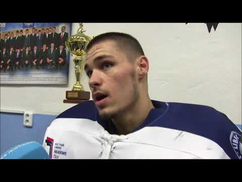 Matěj Žajdlík po vítězství U20 nad Plzní v semifinále DHL Extraligy juniorů 2018