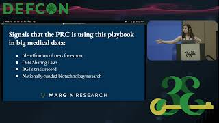 DEF CON 33 - China's Health Sector Ambitions and Info Needs - Amelia Shapiro