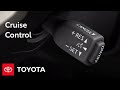 Toyota How To Cruise Control Toyota