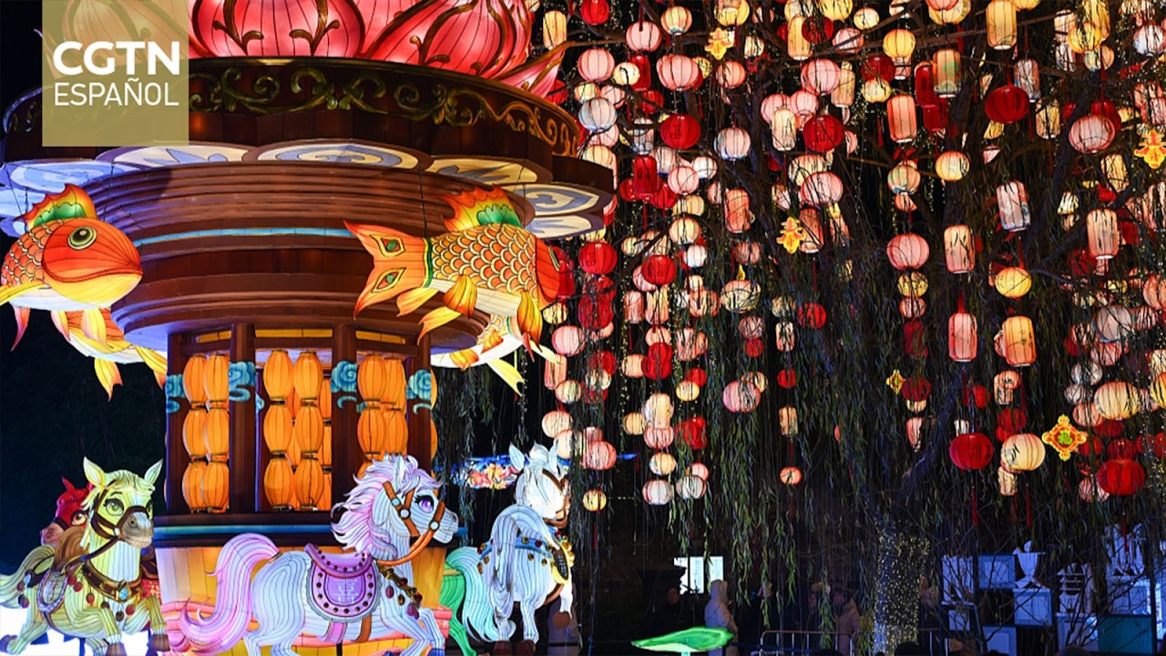 Las tradiciones festivas iluminan las ciudades de toda China