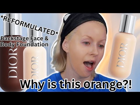 *REFORMULATED* DIOR BACKSTAGE FACE & BODY FOUNDATION REVIEW + WEAR TEST