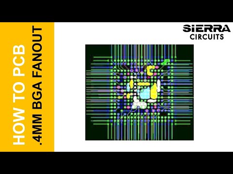 How to Fanout a .4 mm Pitch BGA | Sierra Circuits