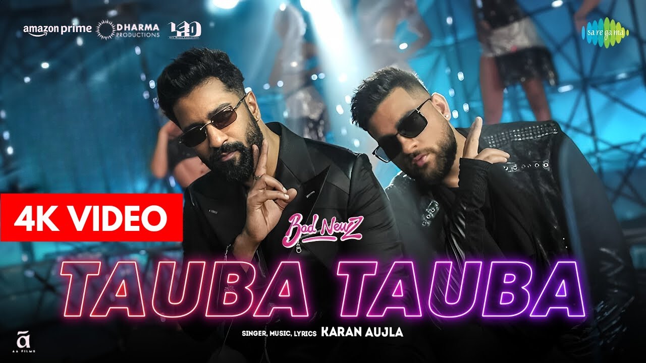 Husan Tera Tauba Tauba | 4K Original Song | Bad Newz | Vicky Kaushal | Karan Aujla | Triptii Dimri