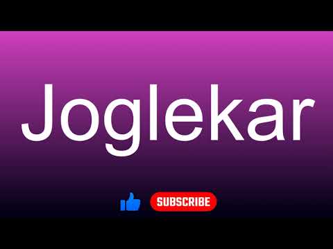 How to correctly pronounce - Joglekar