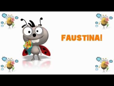 ¡FELICIDADES FAUSTINA!