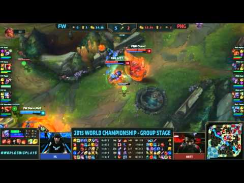 Karsa's amazing Lee Sin kick to save the team from Mega Gnar [FW vs PNG]