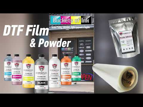 Best DTF printers, inks, powders and films at Buckets of Ink