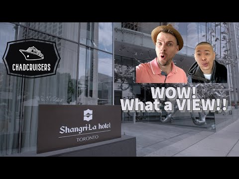 LUXURY Shangri-La  HOTEL in DOWNTOWN TORONTO | WHERE To Stay in TORONTO !
