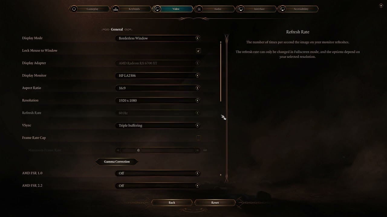 Baldur's Gate 3 – Como mudar a proporção de tela (aspect ratio)