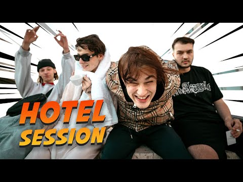 Hotel Session w/ Sin Davis, Makko, toobrokeforfiji & Overshiaat | #HaciKommRum | 16BARS
