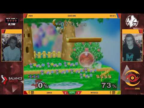 NGPU 59 SSBM - GWM420 (Default Fox) vs. MattDotZeb (Falco, Fox) - Melee LSF