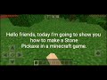 Make a Stone Pickaxe
