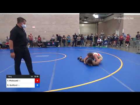 76 Kg Semifinal - Yelena Makoyed, CA Vs Dymond Guilford, CA