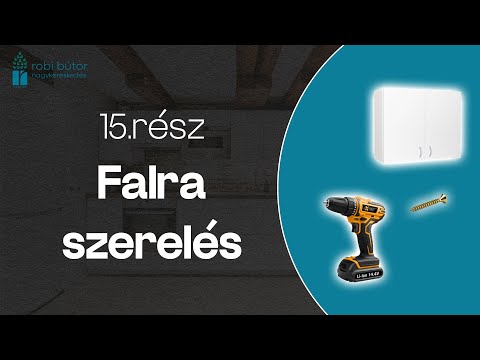 Konyhabútor - Hogyan rögzítünk a falra?