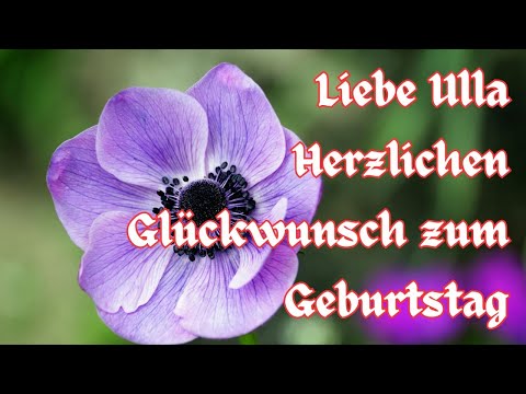 Ullas Geburtstagsfeier! Ich sende dir Liebe