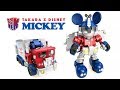 KL變形金剛玩具分享442 迪士尼聯名 米奇柯博文 Disney MICKEY OPTIMUS