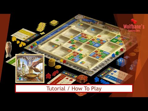 Garum [Board Game] - Tutorial / How To Play with Examples
