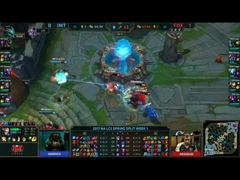 FOX vs IMT Highlights Game 2 NA LCS Spring 2017 W1D2 Echo Fox vs Immortals