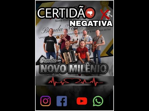 Banda Novo Milênio / Certidão Negativa | Vídeo Clipe Oficial | Lançamento 2022 / 2023