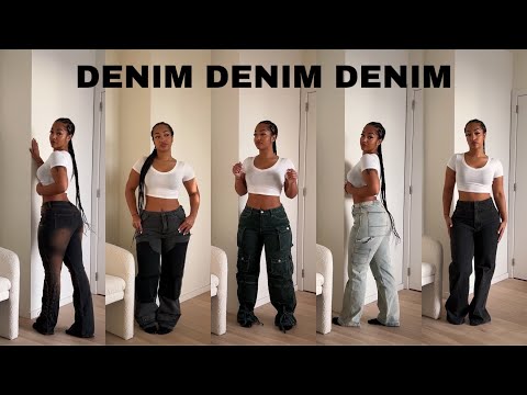 CURVY GIRL FRIENDLY JEANS | BAGGY, CARGO AND FLARED...