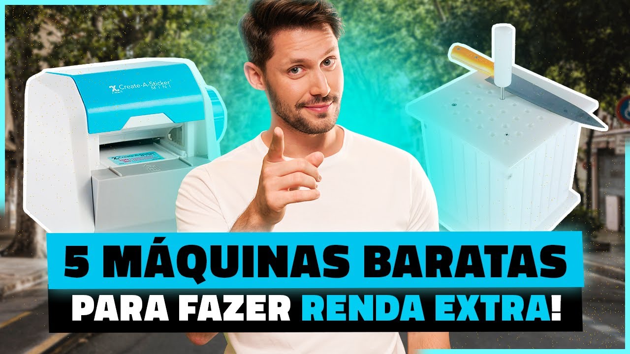 5 MÁQUINAS ACESSÍVEIS PARA FAZER RENDA EXTRA EM 2024 (MÁQUINAS BARATAS E INOVADORAS)