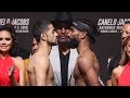 SADDAM ALI AND ANTHONY YOUNG FACE OFF BEFORE THEIR USNBC WELTERWEIGHT TITLE FIGHT - CANELO VS JACOBS