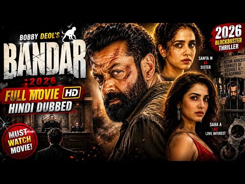 Bandar 2026 Full Movie HD | Bobby Deol's| Hindi Dubbed Movies| Sanya M | Saba A | Review & Facts 