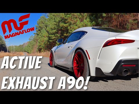 Toyota Supra Active Magnaflow Exhaust Review *SOUNDS AWESOME***